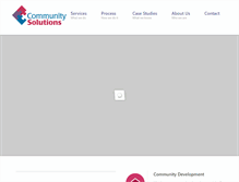 Tablet Screenshot of communitysolutionsinc.net